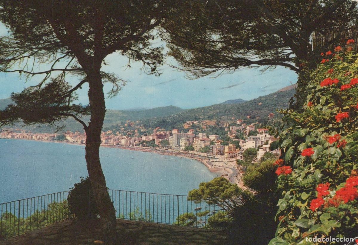 Cartoline: Italy Alassio Panorama From the East Italian Riviera Coastal Town View *YAN642