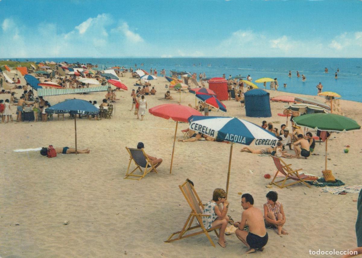Postais: Italy Lido DI Volano The Enchanting Beach 1970s *YAN878