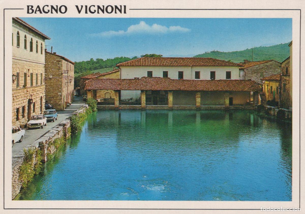Postais: Italy Bagno Vignoni The Boiling Spring and St Catherine S Unposted *YAN646
