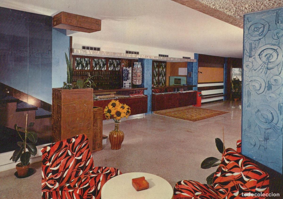 Cartoline: Italy Ravenna Grand Hotel Adriano Lido Modern Interior Lobby Unposted *YAN657