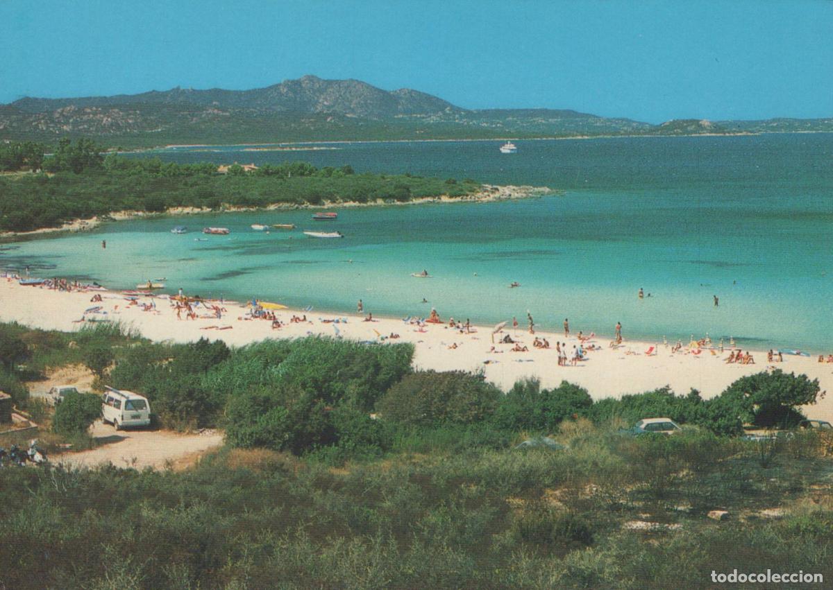 Cartoline: Italy Porto Rotondo Sardinia Ira Beach Coastal Landscape People Swimming *YAN915