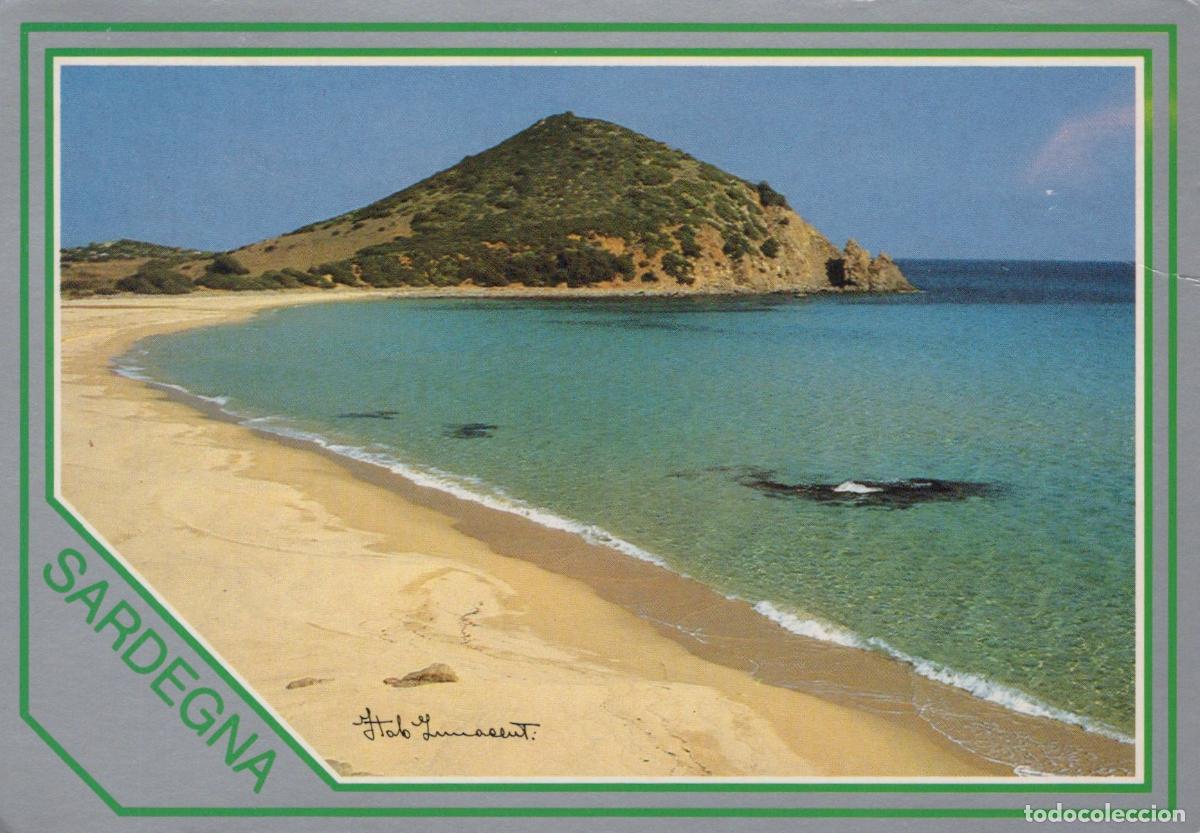 Postcards: Italy Castiadas Sardinia Cala della Marina Beach Landscape Photo *YAN914