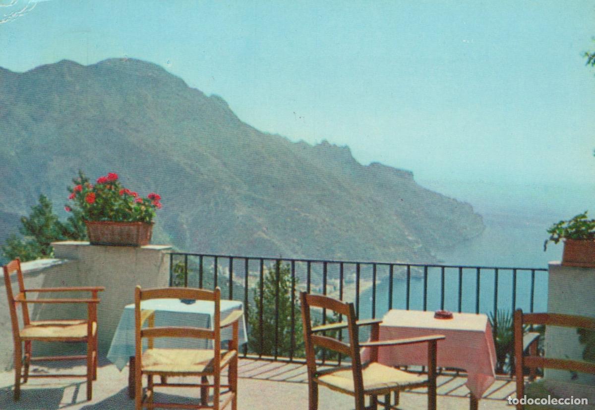 Cartoline: Italy Ravello Hotel Caruso Belvedere Terrace Amalfi Coast Mountain *YAN920