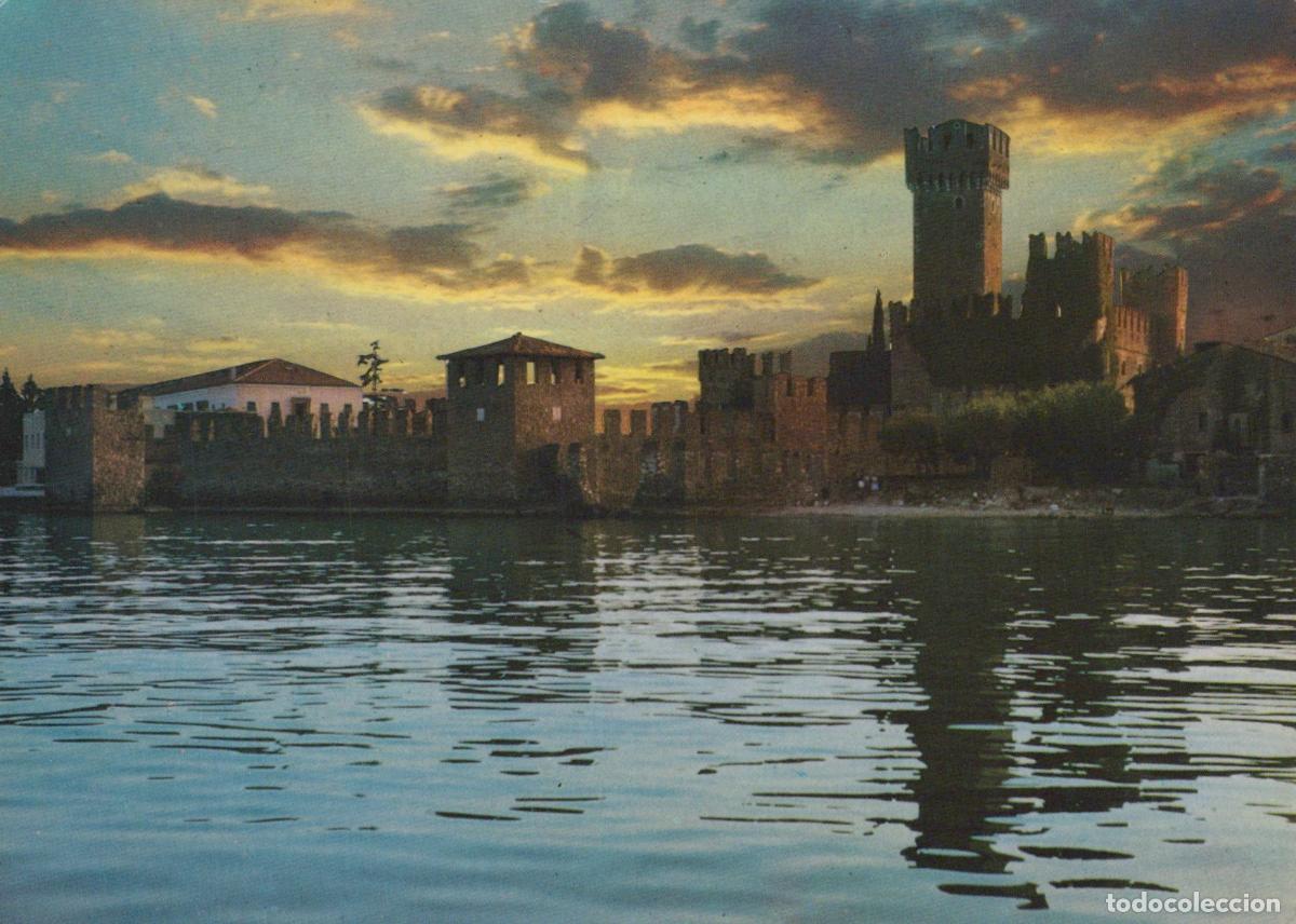 Postais: Italy Sirmione Lake Garda Scaliger Castle View From the Lake At Unposted *YAN661