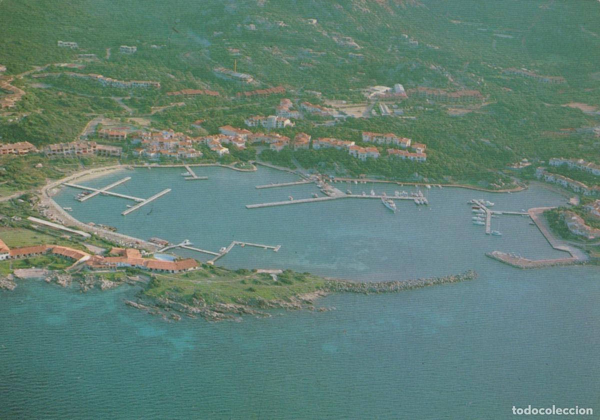 Postales: Italy Porto Rotondo Sardinia Aerial View Marina Boats Coastal Town *YAN924