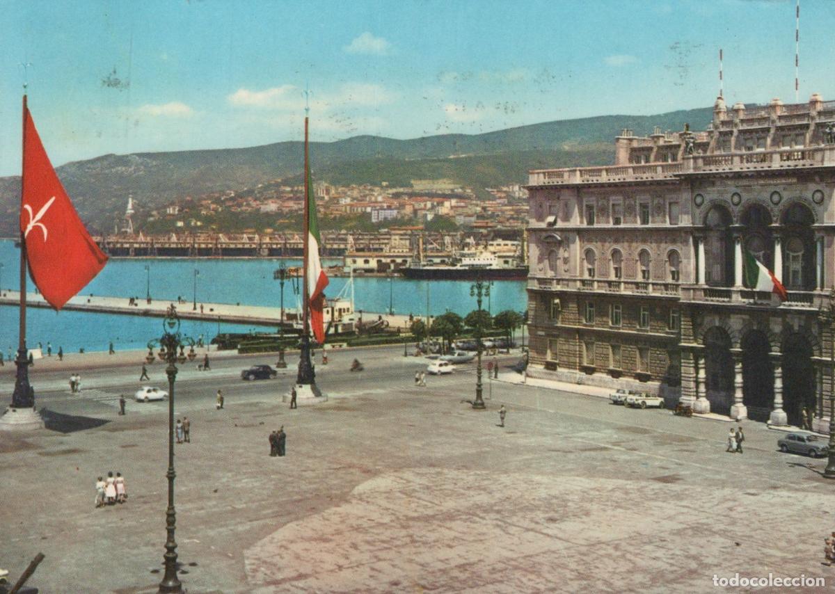 Cartoline: Italy Trieste Unity of Square Piazza Dell Unita D Italia City View *YAN956