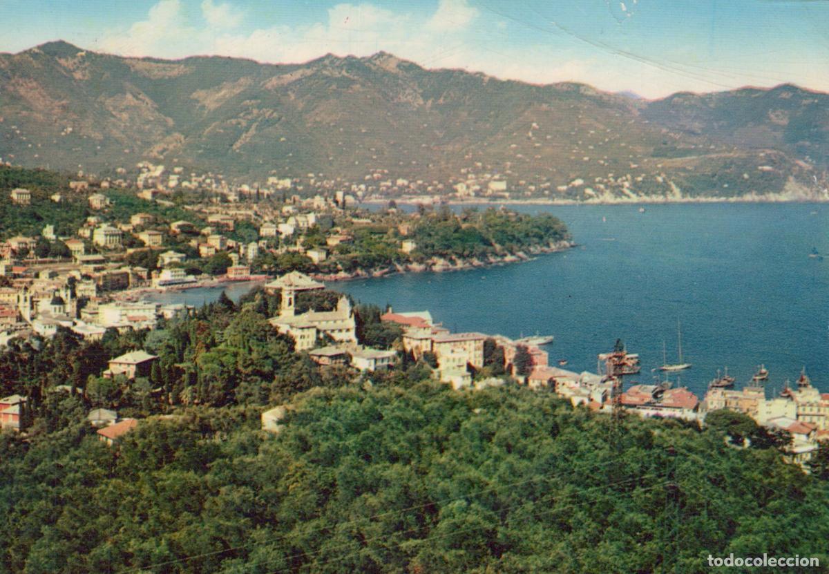 Postcards: Italy Santa Margherita Ligure Panoramic Coastal View With Mountains Bay *YAN961