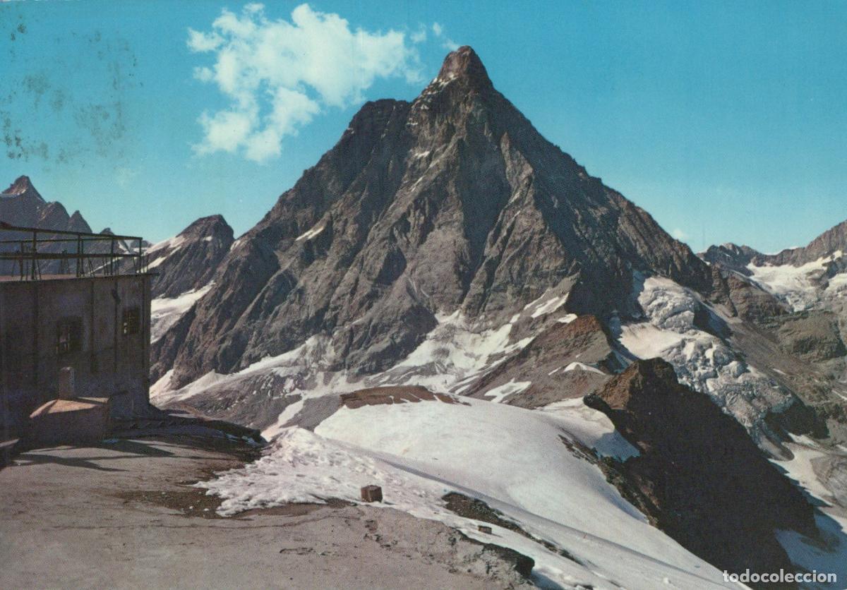 Postcards: Italy Cervinia Aosta Valley Matterhorn Mountain Peak Snow Landscape *YAN975