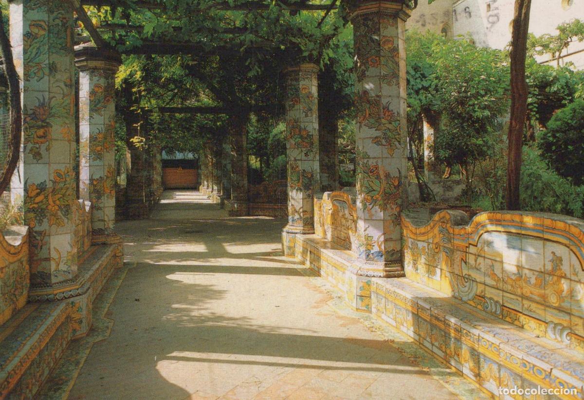 Postcards: Italy Naples Santa Chiara Church Cloister With Maiolica Tiles and *YAN706
