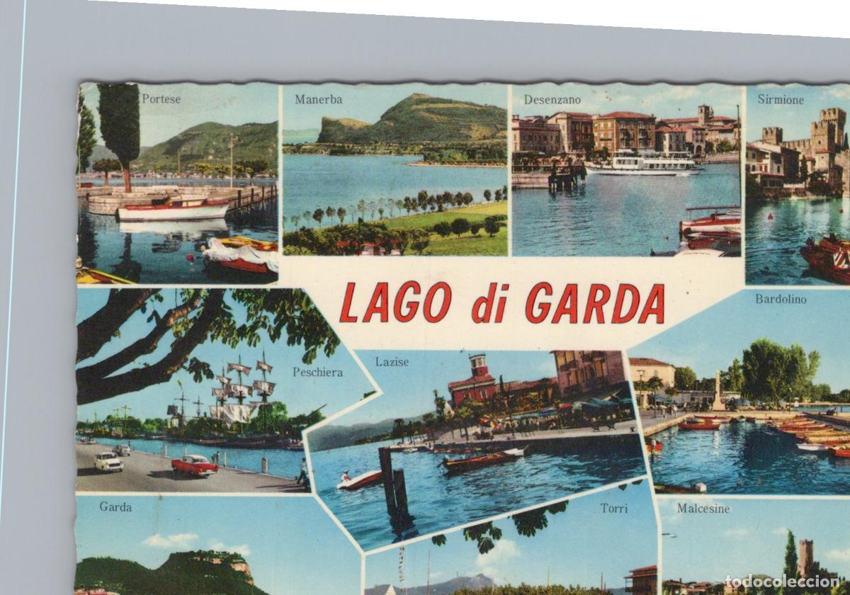 Postcards: Italy Lago DI Garda Multi View Portese Manerba Desenzano Sirmione *YAN986