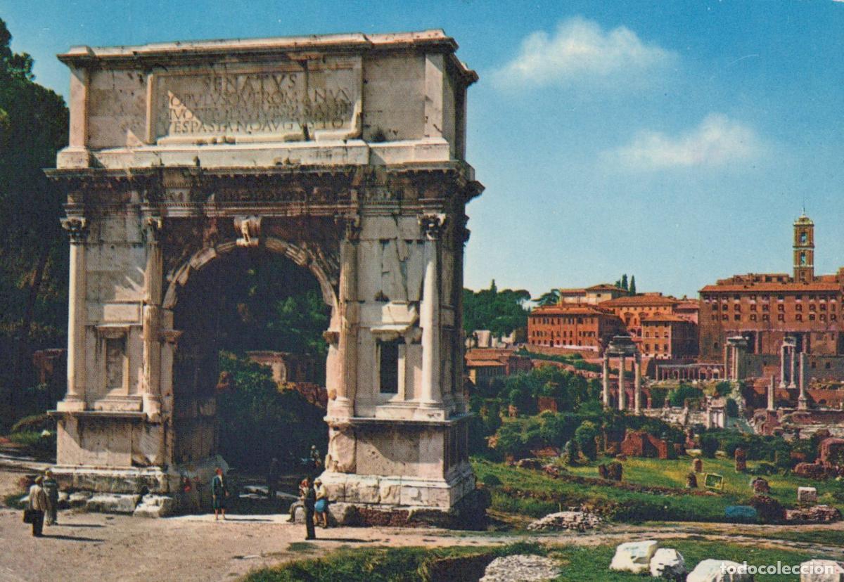 Postcards: Italy Rome Arch of Titus and Roman Forum Ancient Ruins *YAN711