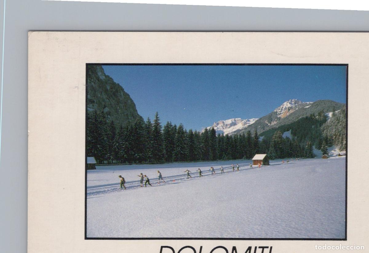 Cartes Postales: Italy Dolomites Cross Country Skiers Winter Landscape Mountain Scenery *YAN984