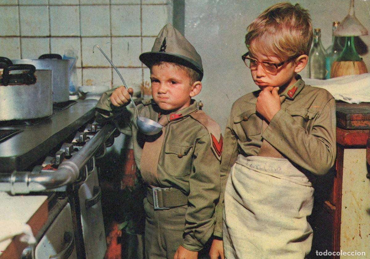 Cartes Postales: Italy Modena Two Boys in Military Uniforms Playing in Kitchen *YAN746