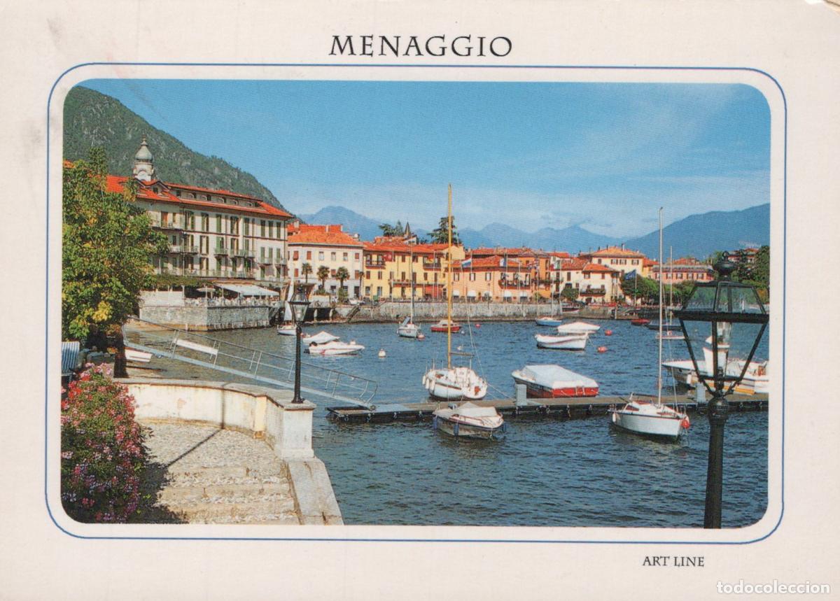 Cartes Postales: Italy Menaggio Lake Como Scenic Waterfront With Boats and Buildings *YAN762