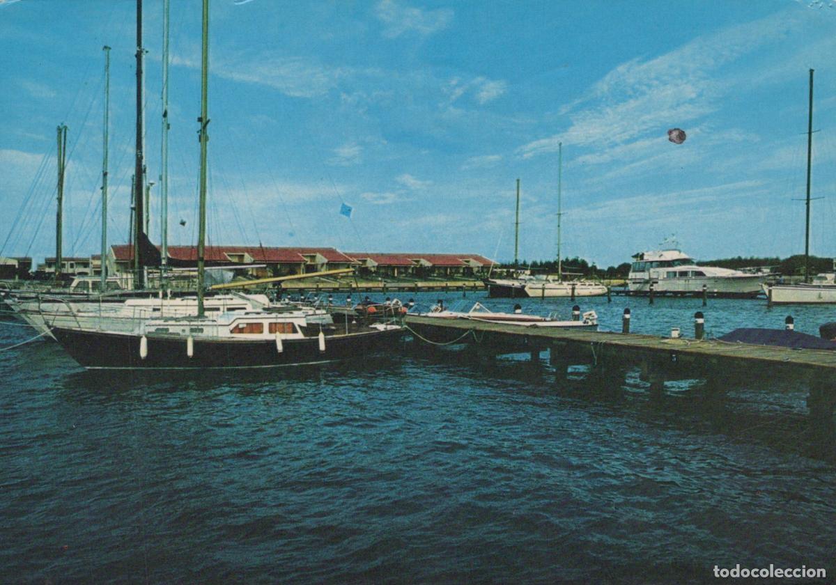 Postales: Italy Sibari Marina Sailboats and Yachts At the Moorings Blue Sky *YAN781