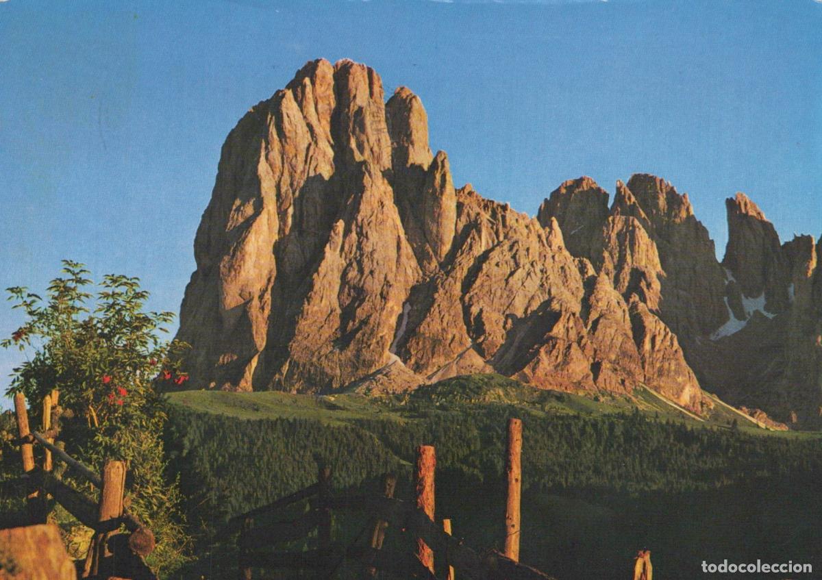Postcards: Italy Bolzano Langkofel Sassolungo Dolomites Mountain Landscape Vintage *YAN821