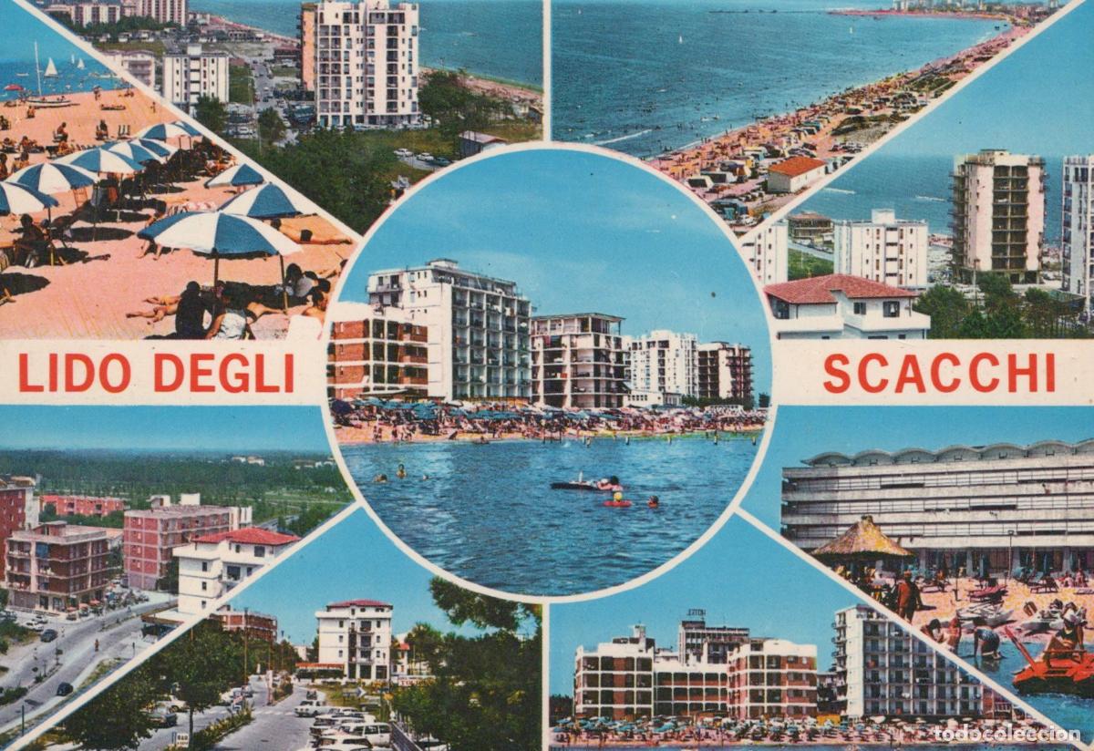 Postales: Italy Lido Degli Scacchi Beach Resort Hotels Multi View *YAN942