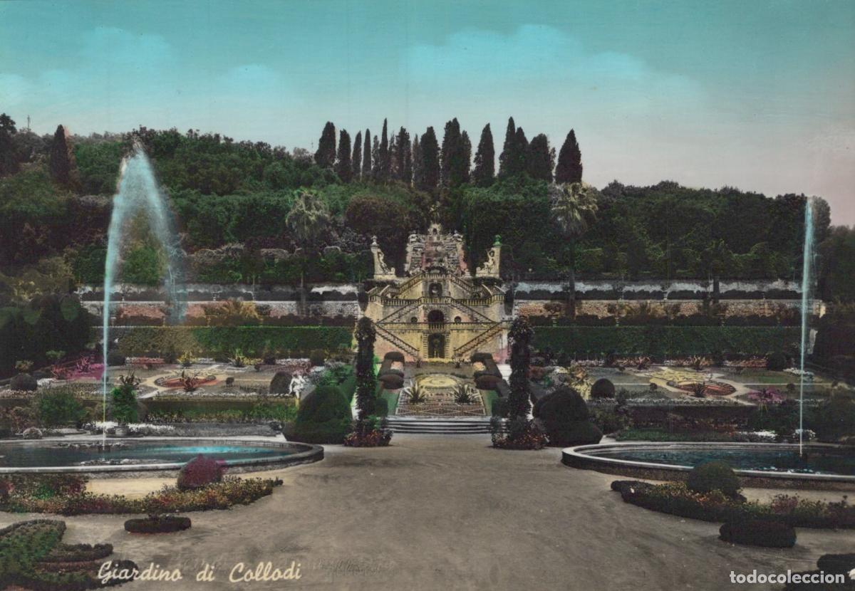 Postales: Italy Collodi Monumental Garden With Fountains and Baroque Real Photo *YAN973