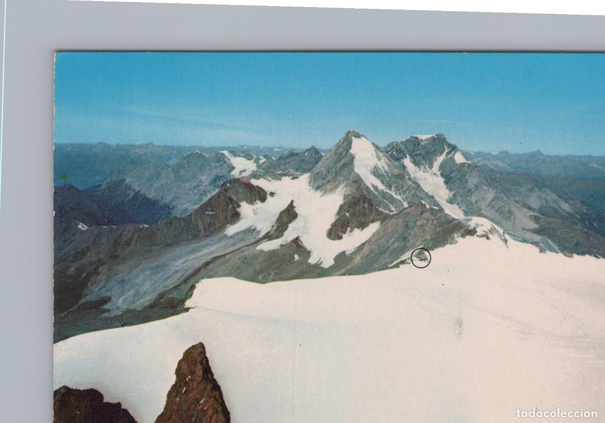 Postales: Italy Peio Gran Zebru Mountain Peak and Rifugio Vioz Snow Landscape *YAN983
