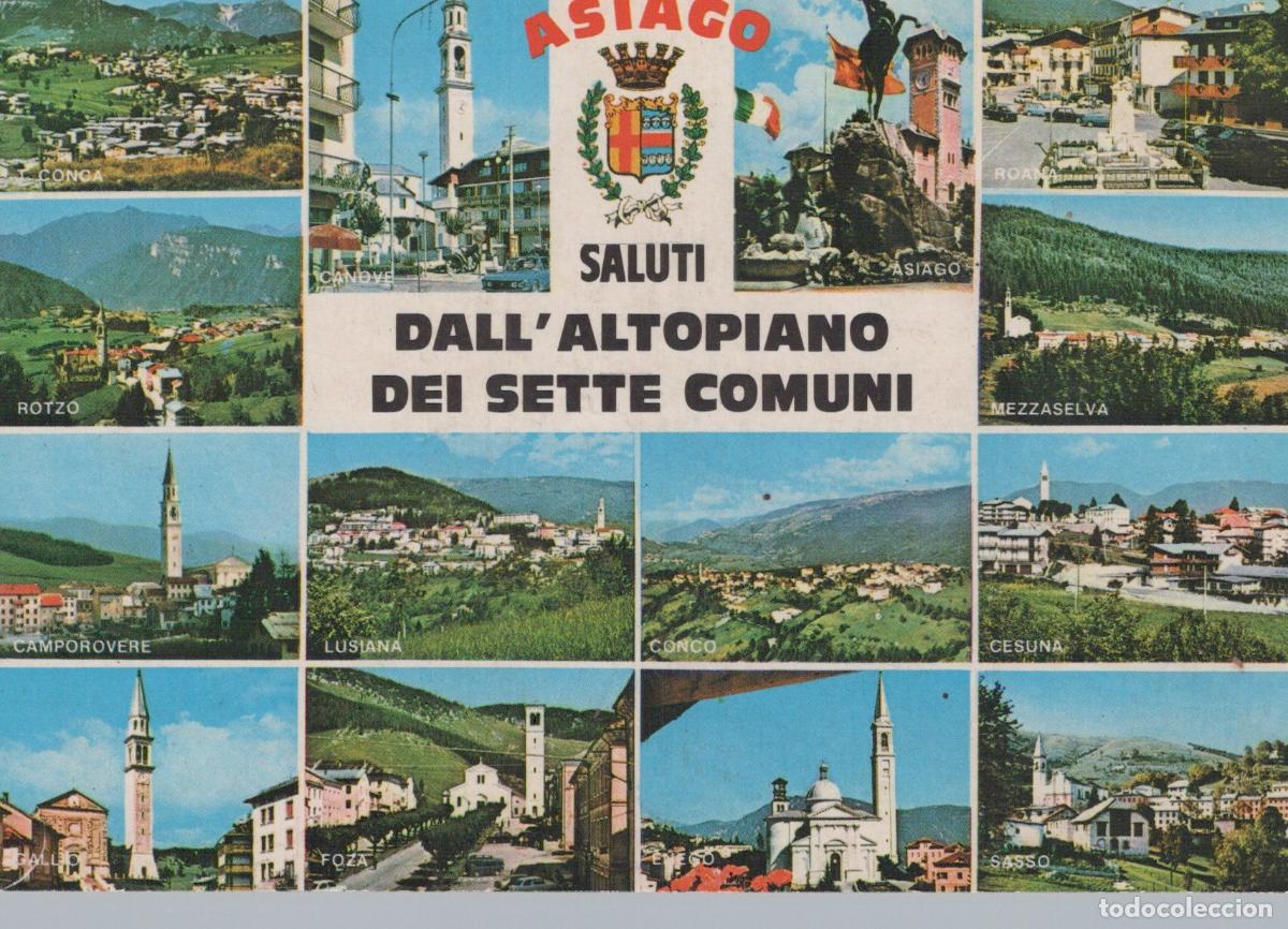 Postales: Italy Asiago Plateau of Seven Communes Multi View Architecture Unposted *YAN999
