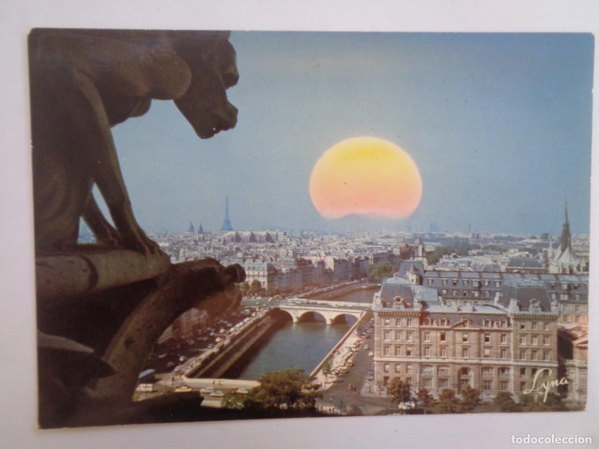 Postkarten: POSTAL DE PARIS ( FRANCIA ): PARIS Y EL SENA DESDE LA TORRE DE NOTRE-DAME