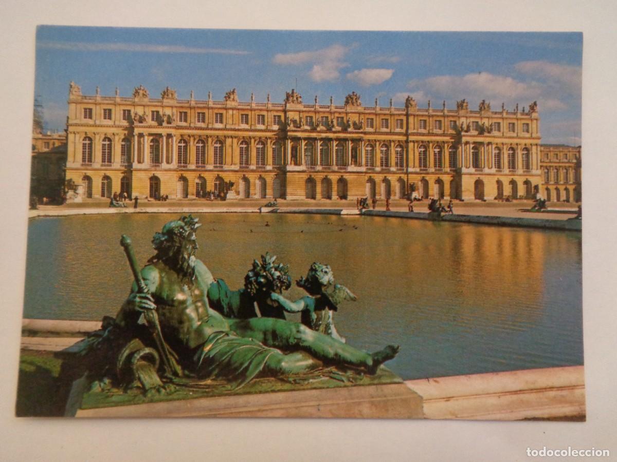 Postales: POSTAL DE VERSALLES ( FRANCIA ): EL PALACIO VISTA DESDE LOS JARDINES