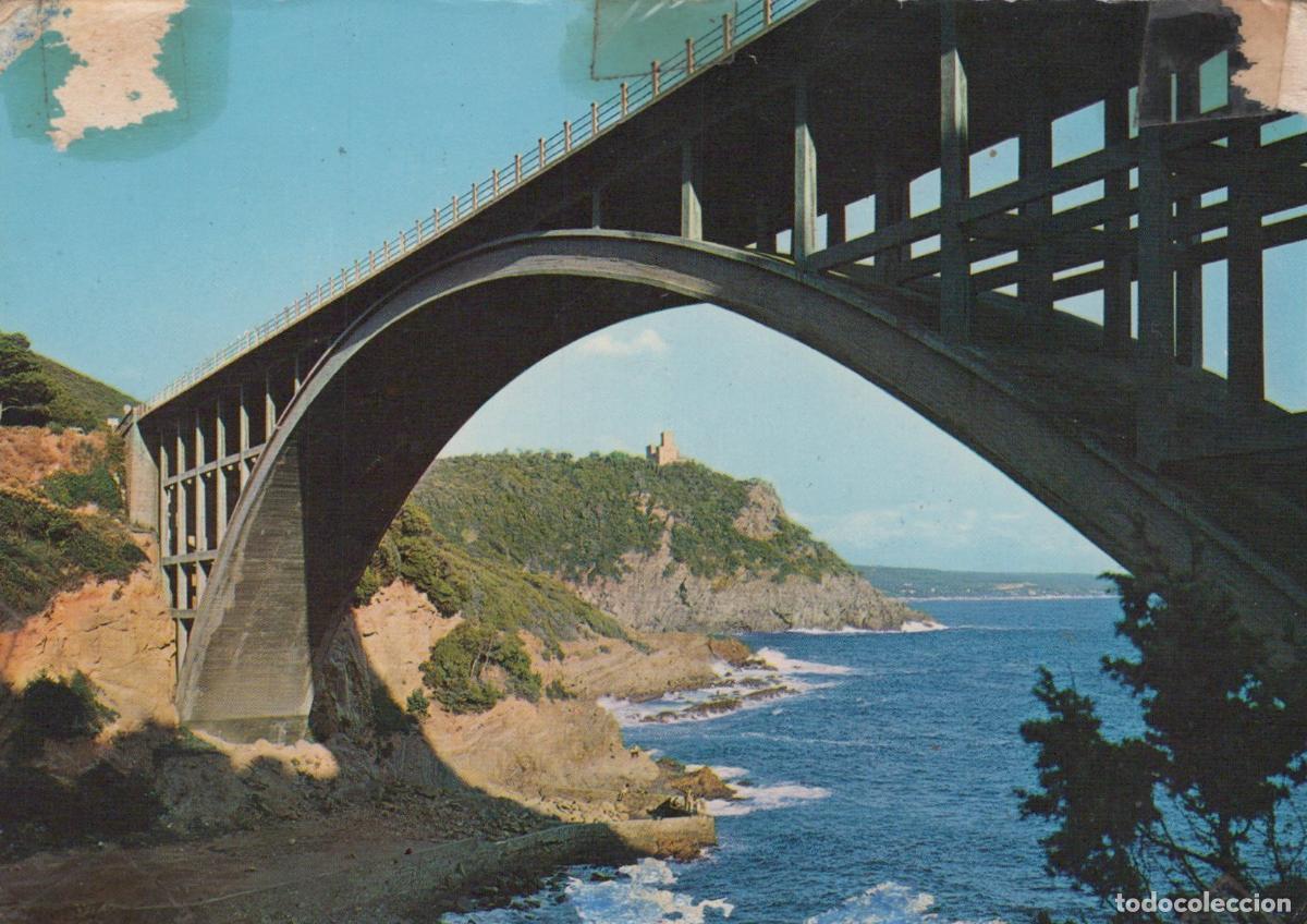 Postkarten: Italy Quercianella Livorno Bridge of Calignala Coastal View *YAP035