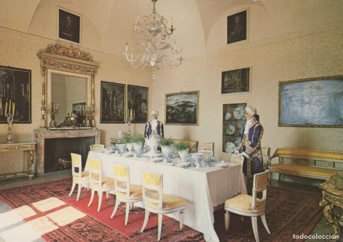 Postkarten: Italy Laveno Mombello Isola Madre Palazzo Borromeo Dining Room Unposted *YAP057