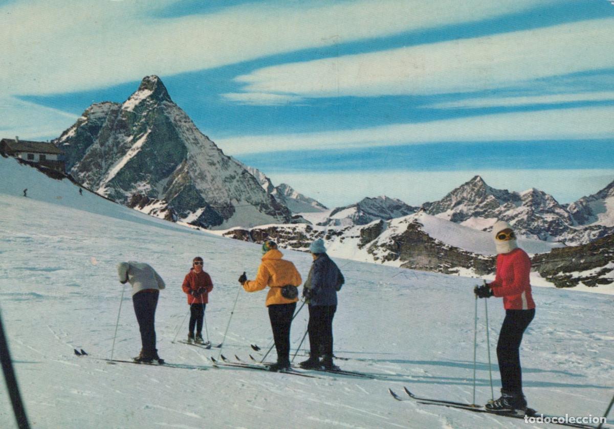Cartes Postales: Italy Cervinia Ski Slopes Matterhorn View *YAP065