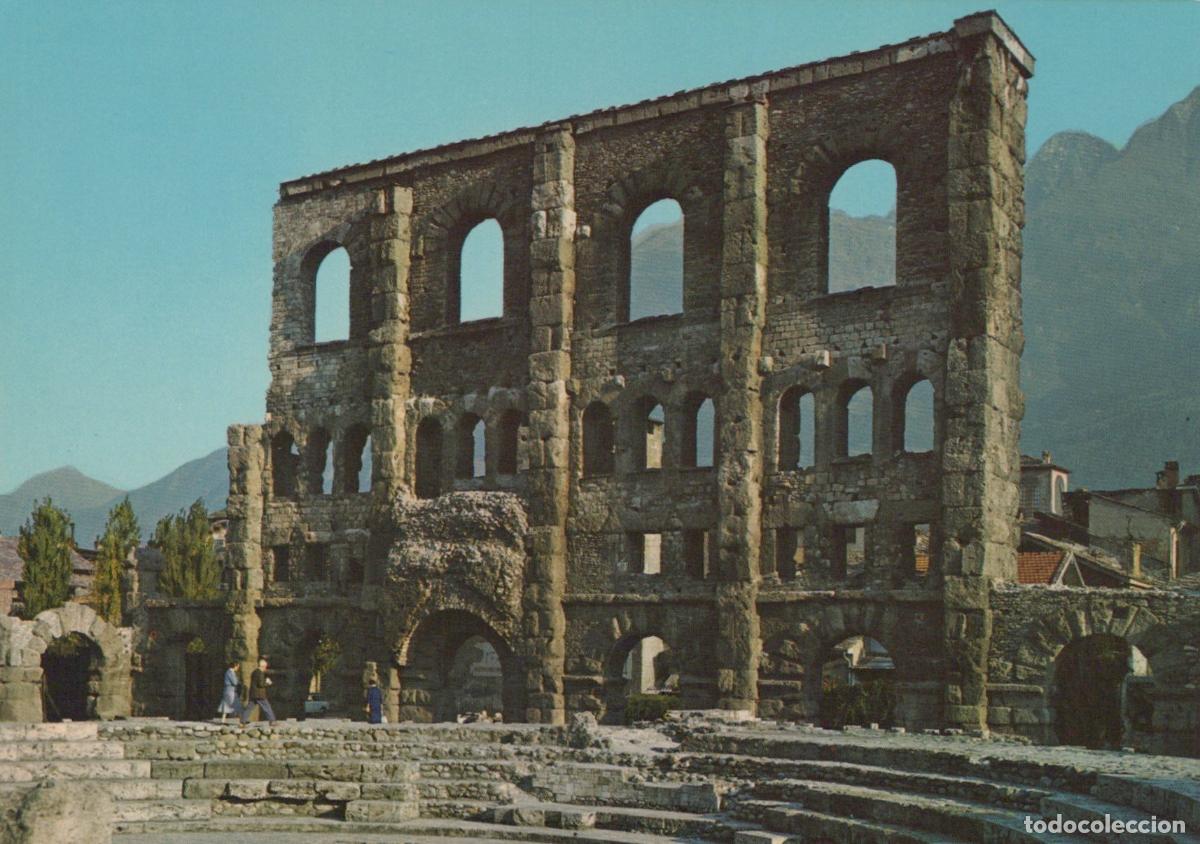 Cartes Postales: Italy Aosta Valley Roman Theatre Ruins Ancient Architecture Unposted *YAP061