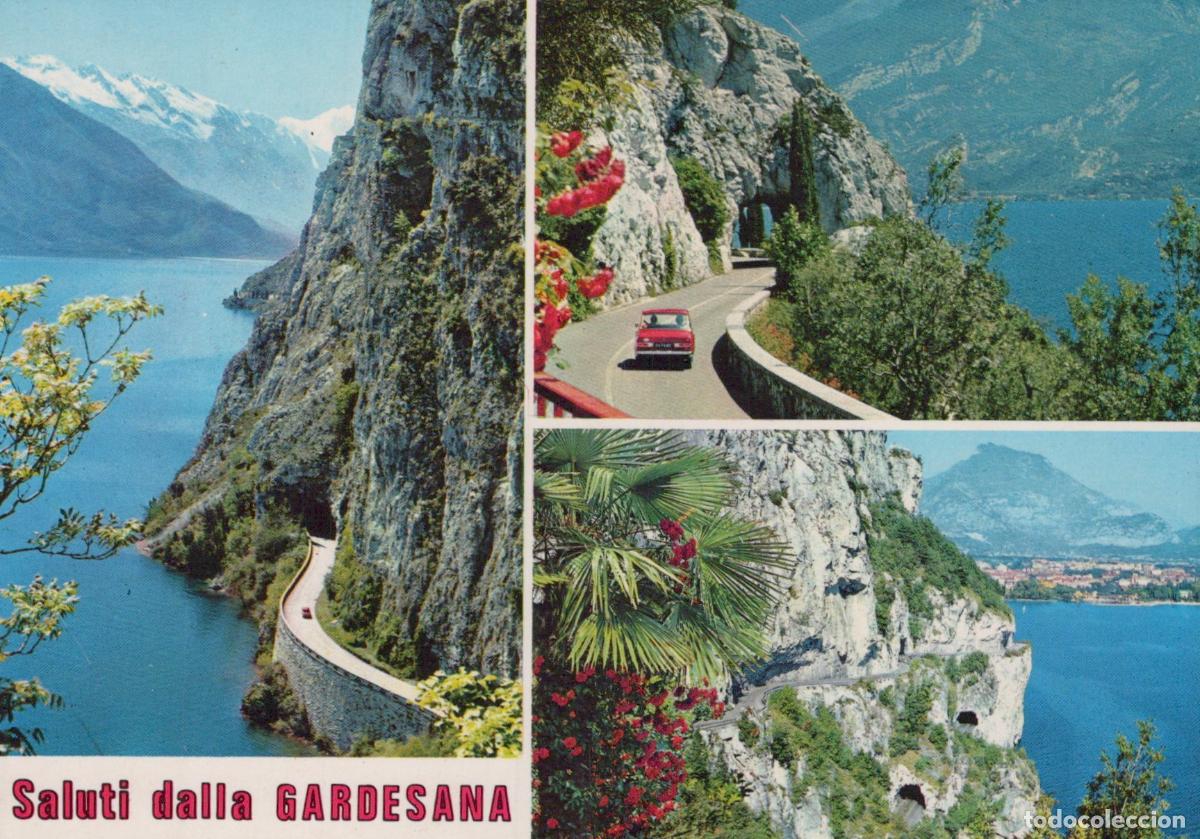 Cartes Postales: Italy Lake Garda West Gardesana Road Scenic Mountain Lake View Unposted *YAP114