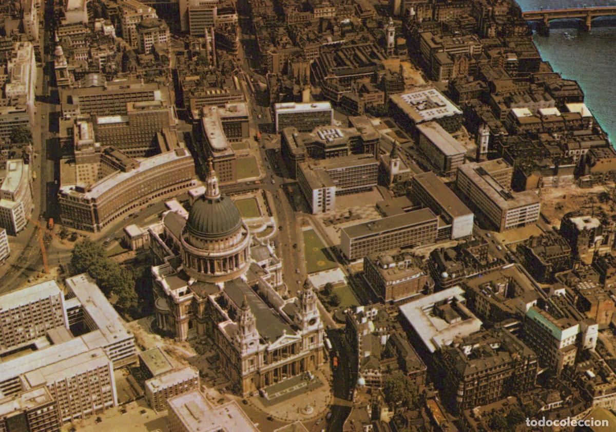 Postales: United Kingdom London Aerial View of St Paul S Cathedral Unposted *YAP144