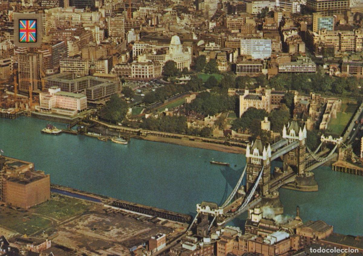 Postales: United Kingdom London Tower Bridge By Air River Thames Aerial Unposted *YAP147