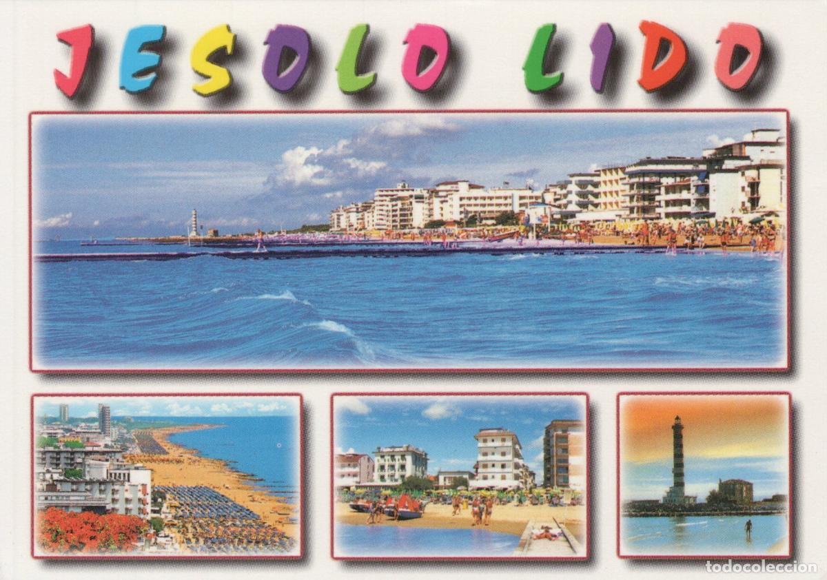 Cartes Postales: Italy Jesolo Lido Beach Resort Town Lighthouse Coastal View Unposted *YAP152