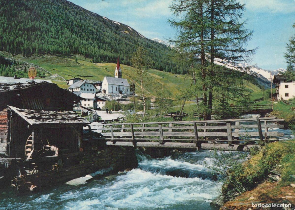 Cartes Postales: Italy Predoi Val Aurina St Valentin in Ahrntal Wooden Bridge River *YAP108