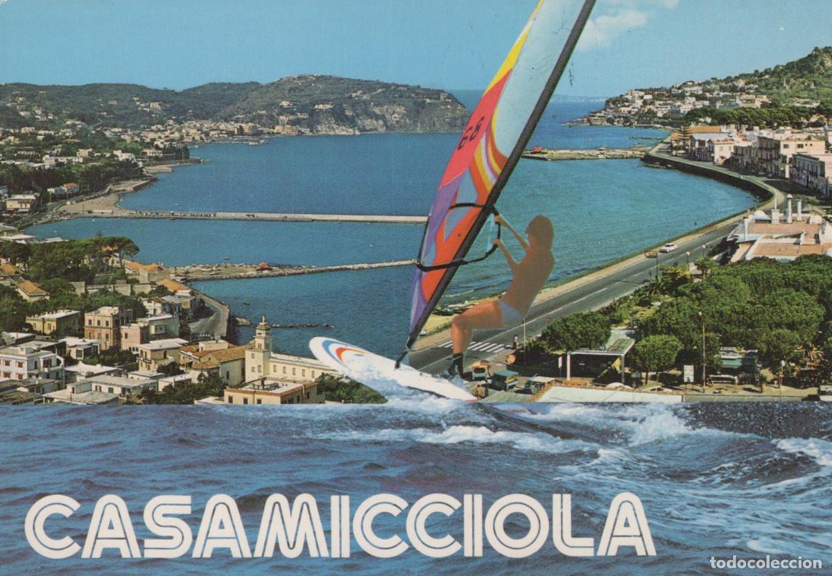Cartes Postales: Italy Casamicciola Terme Casamicciola Windsurfing in Bay With Unposted *YAP177