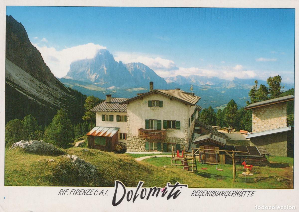 Postcards: Italy Val Gardena Dolomiti Regensburgerh&uuml;tte Mountain Hut Unposted *YAP194