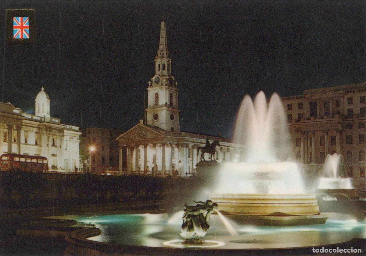 Postcards: United Kingdom London Trafalgar Square St Martin in the Fields Unposted *YAP138