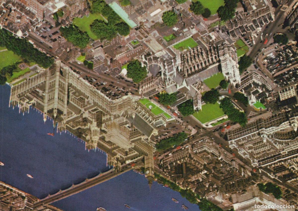 Postcards: United Kingdom London Westminster Aerial View Houses of Unposted *YAP140