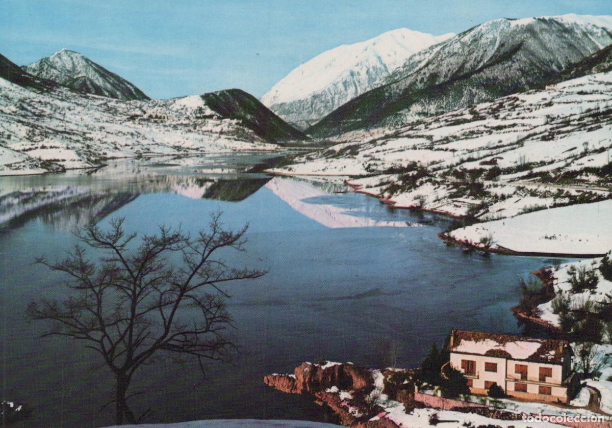 Postcards: Italy Barrea National Park Lake Winter Landscape Snow Mountains Unposted *YAP212
