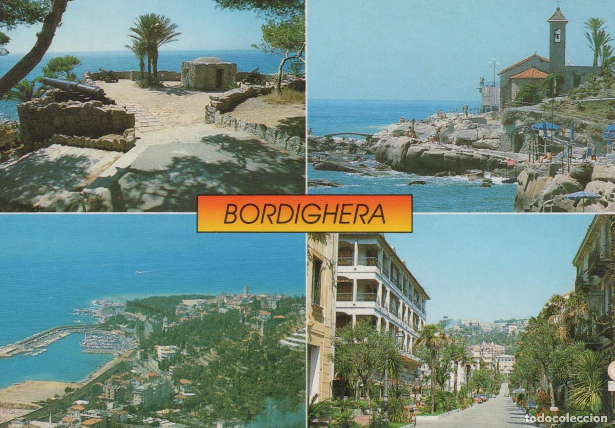 Postcards: Italy Bordighera Coastal Views Beach Harbor Street Scene Multi Unposted *YAP232