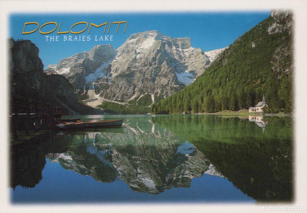 Postcards: Italy Braies Dolomiti the Lake Lago DI Prags Wildsee Landscape Unposted *YAP163