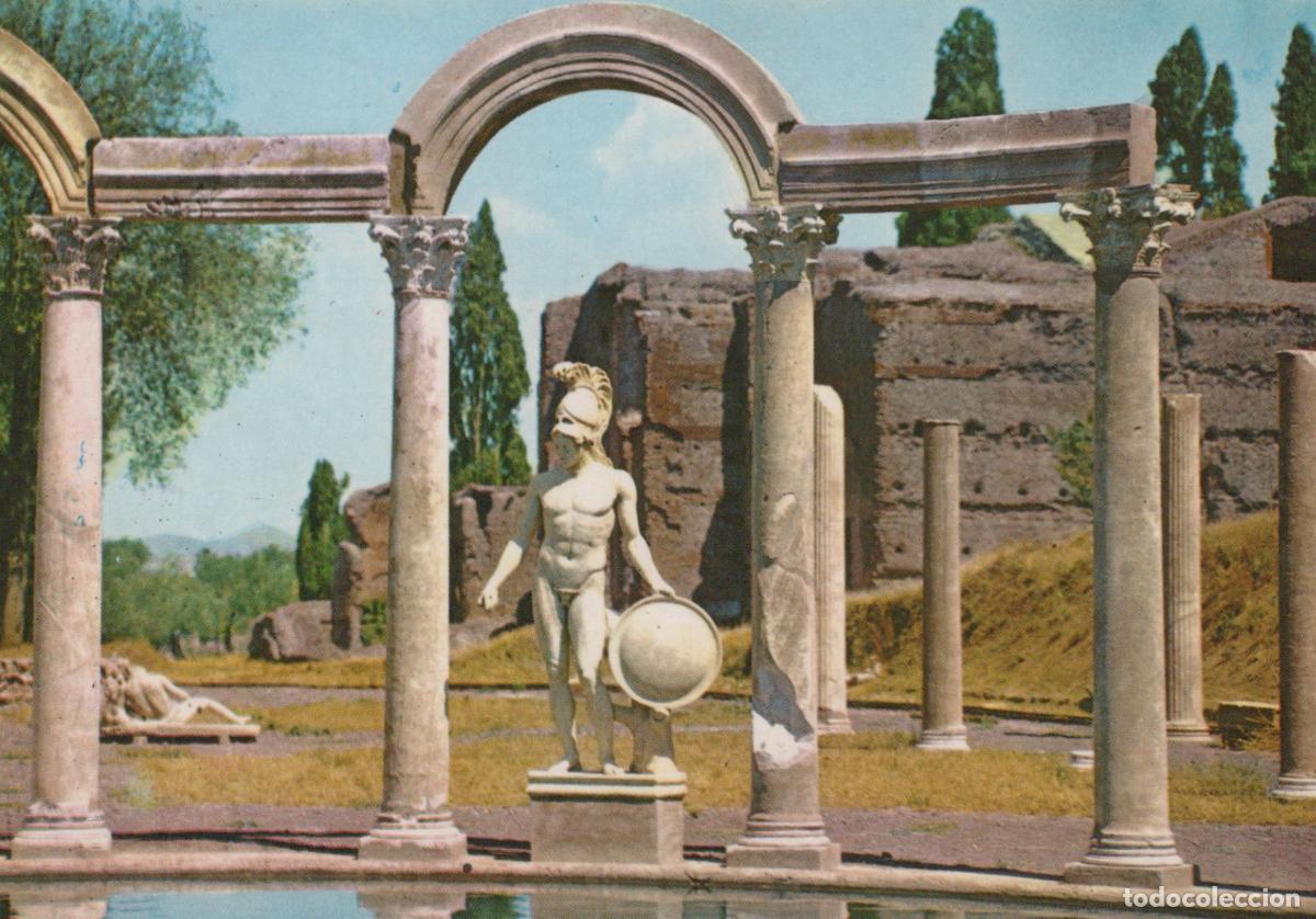 Cartes Postales: Italy Tivoli Villa Adriana Canopus Roman Ruins Statue Columns Ancient *YAP274
