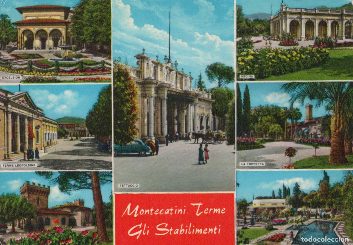 Cartes Postales: Italy Montecatini Terme Multi View Excelsior Regina la Torretta *YAP289