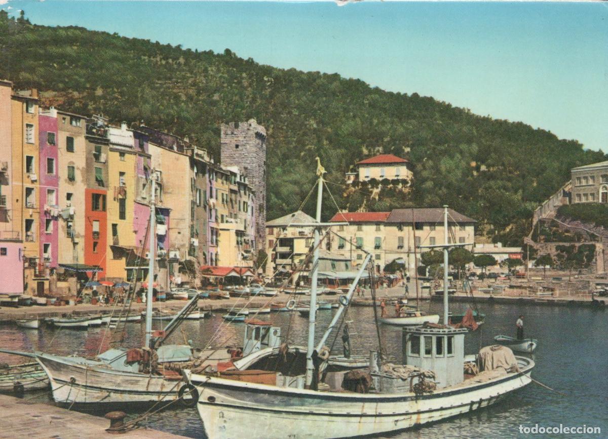 Cartes Postales: Italy Portovenere Small Harbour Fishing Boats Colorful Unposted *YAP190