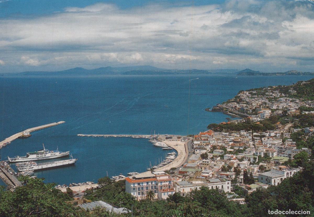 Cartes Postales: Italy Casamicciola Terme Casamicciola Panorama Coastal Town Harbor Boats *YAP319