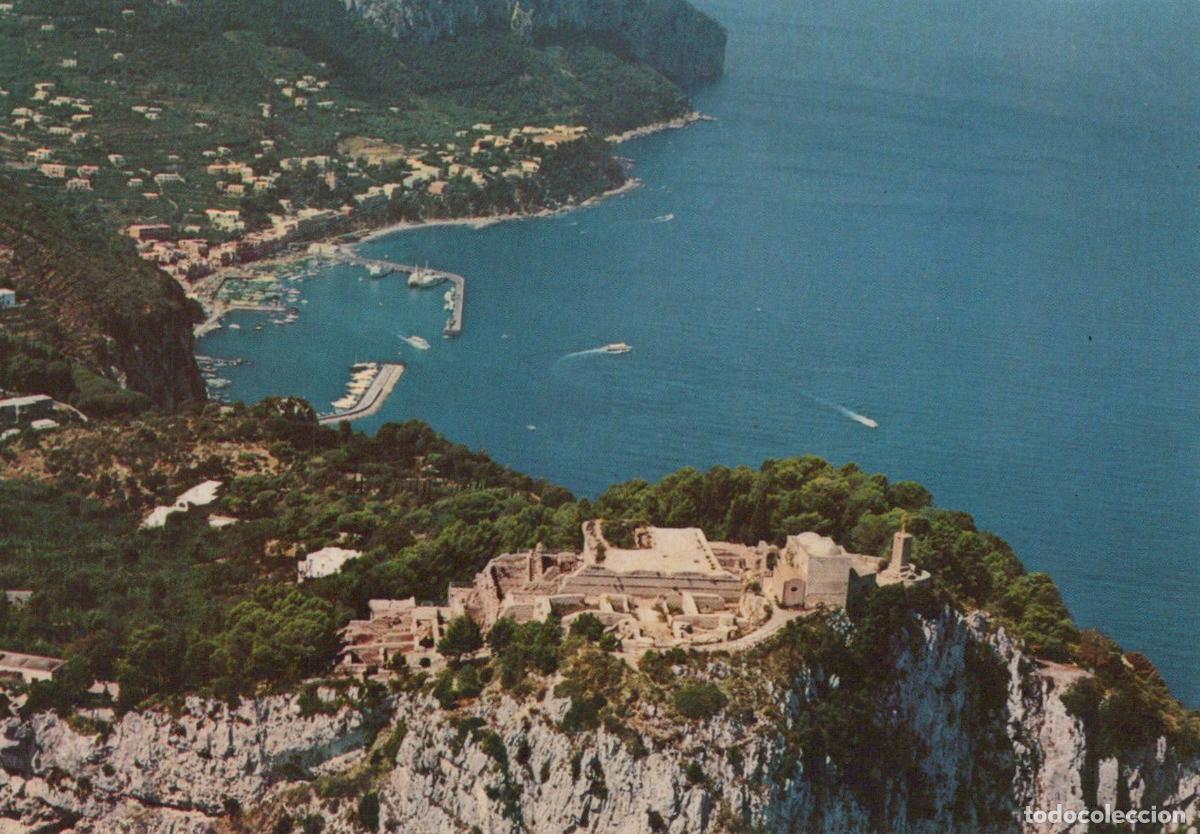 Cartes Postales: Italy Capri Villa Tiberio and General View of Marina Grande Unposted *YAP215