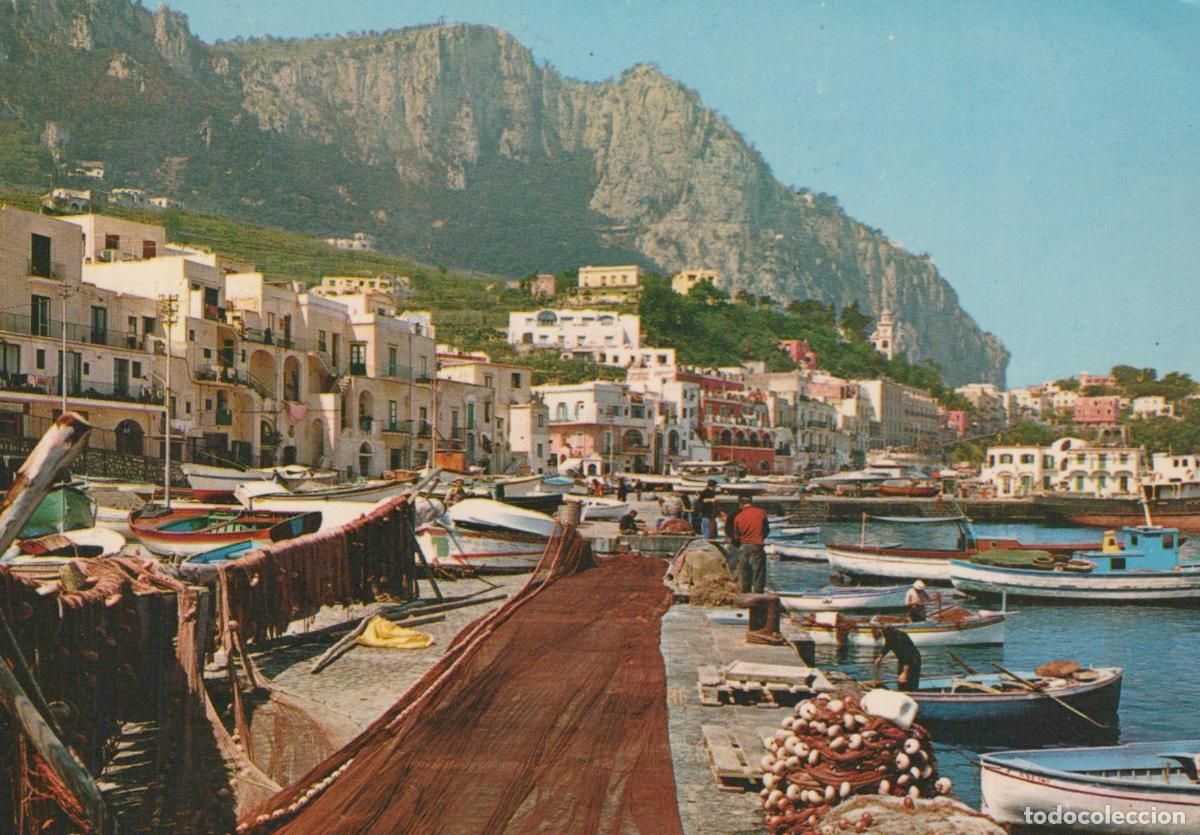 Postais: Italy Capri Marina Grande Fishing Village Seaport With Boats Unposted *YAP216