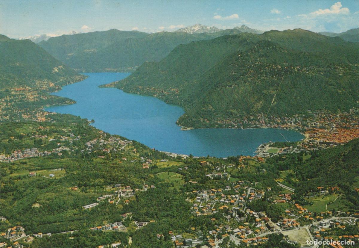 Postales: Italy Como Brunate Aerial View of Lake and Surrounding Unposted *YAP221