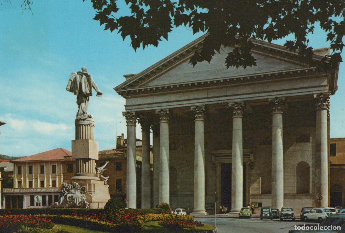Postcards: Italy Chiavari Cathedral N S Dell Orto With Statue and Garden Unposted *YAP230